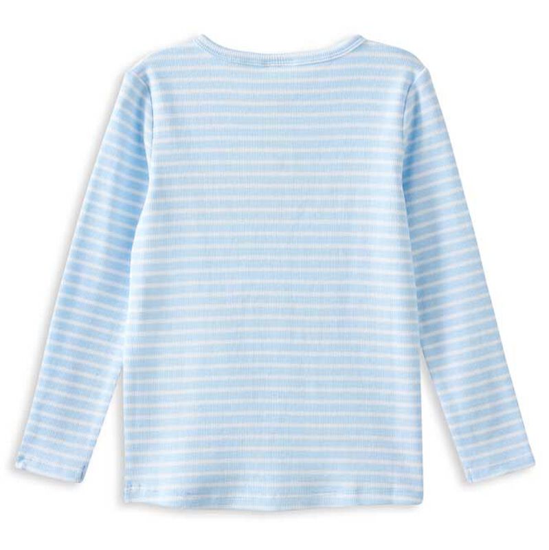 Milky Mist Stripe Henley image number 1